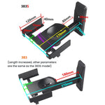 Supporto per altoparlanti da parete ad angolazione regolabile, staffa per monitor audio surround., LKT-383, LKT-383S