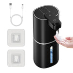 Dispenser di sapone elettrico intelligente con sensore, da parete., White Foam Version, White Dropper Version, Black Foam Version, Black Dropper Version
