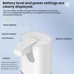 Dispenser di sapone elettrico intelligente con sensore, da parete., White Foam Version, White Dropper Version, Black Foam Version, Black Dropper Version