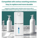 Dispenser di sapone elettrico intelligente con sensore, da parete., White Foam Version, White Dropper Version, Black Foam Version, Black Dropper Version