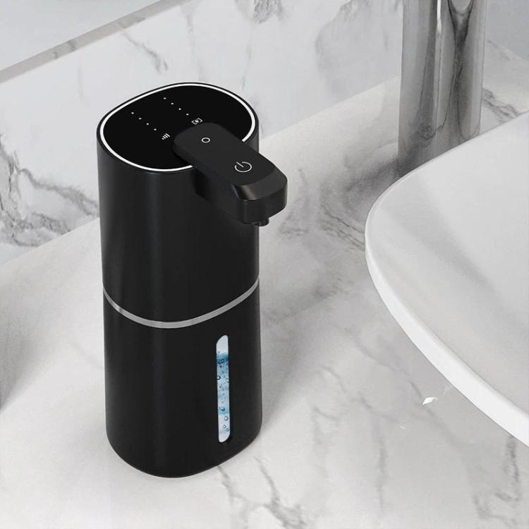 Dispenser di sapone elettrico intelligente con sensore, da parete., White Foam Version, White Dropper Version, Black Foam Version, Black Dropper Version