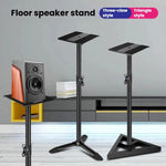 Supporto da pavimento in metallo per altoparlanti, monitor surround e scrivania, ideale per studio e scrivania., LKT-610, LKT-640