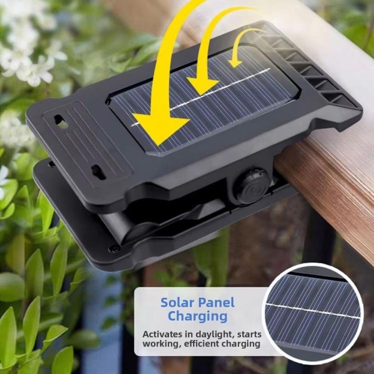 Lampada solare da esterno con clip e sensore di movimento, ideale per il giardino., 6 Cells 24LEDs, 1 Cell 24LEDs, 6 Cells 24COB, 1 Cell 24COB