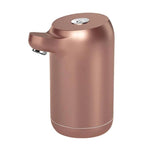 Pompa automatica per bottiglie d'acqua con spia luminosa e dispenser d'acqua ricaricabile tramite USB per casa e ufficio.