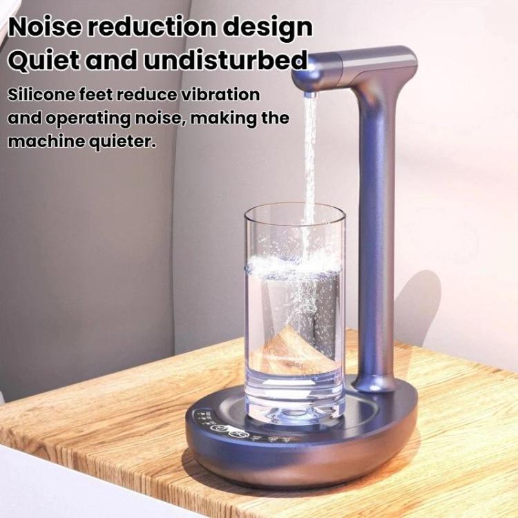 Distributore d'acqua automatico portatile a bassa rumorosità per acqua in bottiglia, con pompa elettrica ricaricabile intelligente.