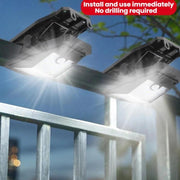 Lampada solare da parete impermeabile con sensore movimento