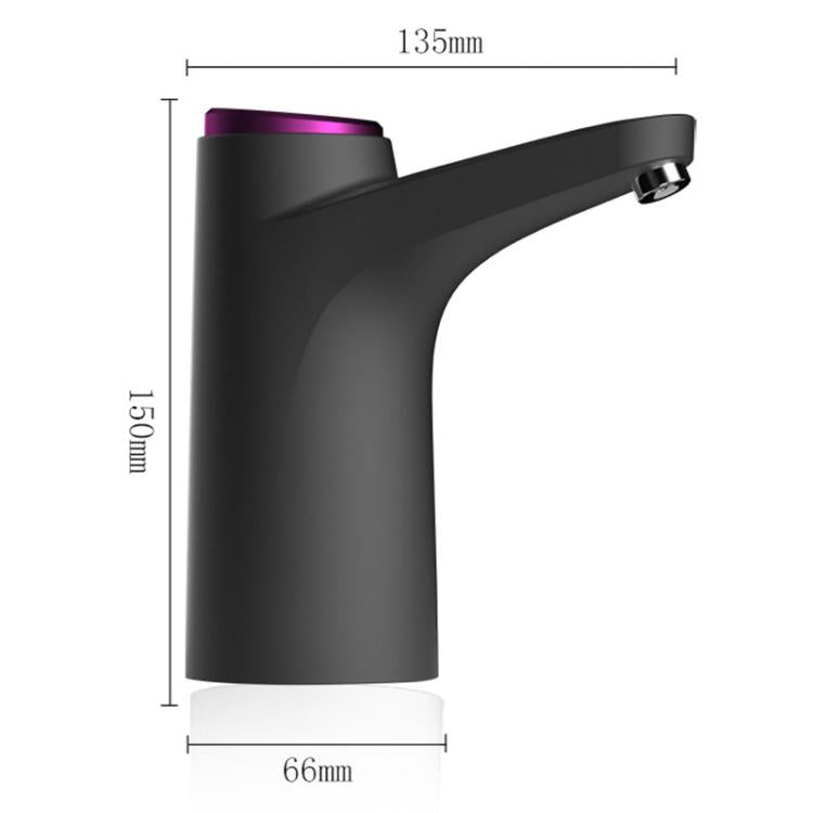 Pompa dell'acqua elettrica domestica per barili con ricarica wireless e rubinetto per riempire l'acqua.