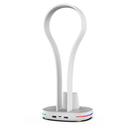 Dock di ricarica a contatto magnetico ipega per PS5 Portal con luci RGB e supporto per cuffie