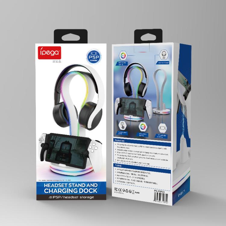 Dock di ricarica magnetico iPega per PS5 Portal con luci RGB