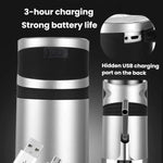 Distributore d'acqua elettrico con comandi touch e blocco di sicurezza per bambini, portatile, ricaricabile, con pompa per bottiglie d'acqua.