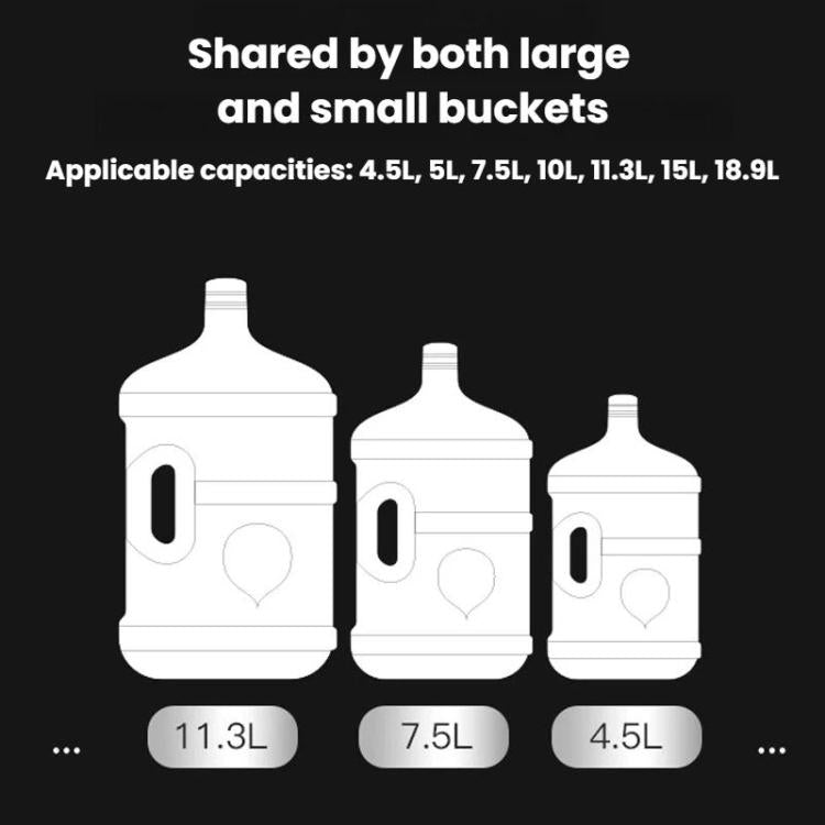 Distributore d'acqua elettrico con comandi touch e blocco di sicurezza per bambini, portatile, ricaricabile, con pompa per bottiglie d'acqua.