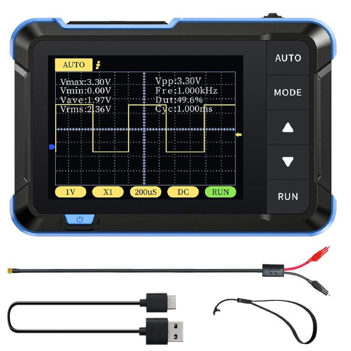 Oscilloscopio digitale portatile FNIRSI di piccole dimensioni per la manutenzione., Standard, Upgrade