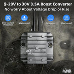 Convertitore di potenza CC 12V/24V a 30V 3,5A con cavo DC