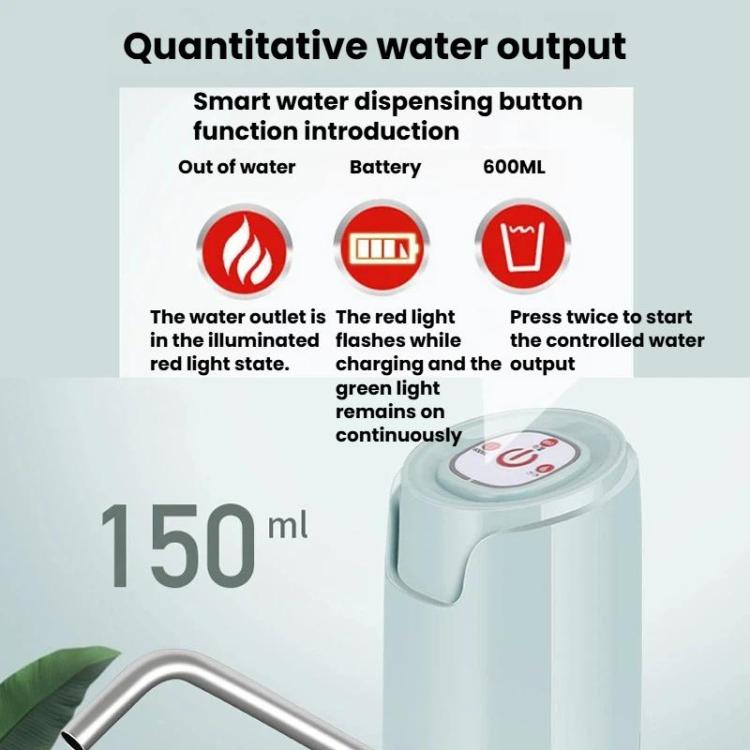 Distributore d'acqua quantitativo intelligente per acqua in bottiglia con pompa automatica ricaricabile