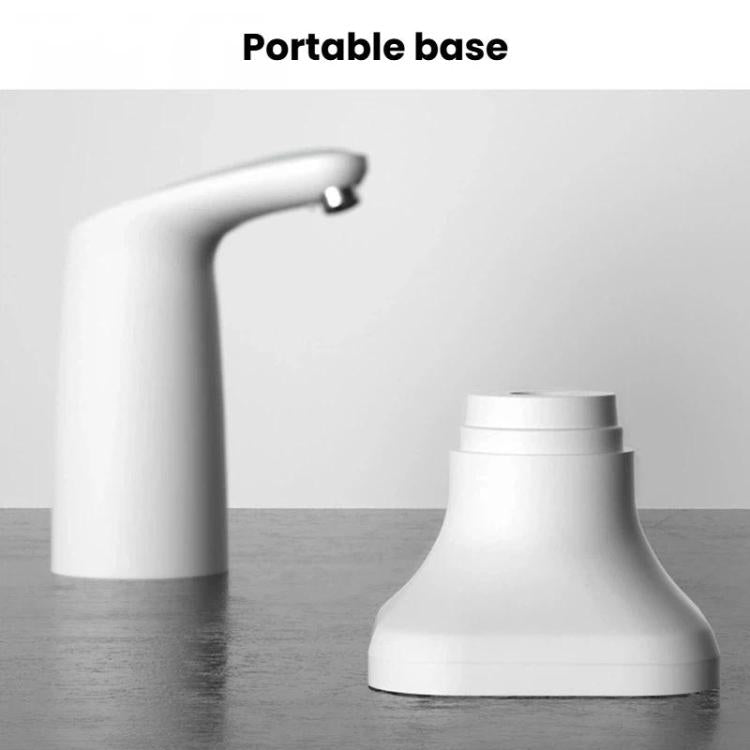 Pompa dell'acqua elettrica con controllo touch per acqua in bottiglia, dispenser d'acqua portatile ricaricabile, No Base, With Base