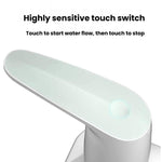 Pompa dell'acqua elettrica con controllo touch per acqua in bottiglia, dispenser d'acqua portatile ricaricabile, No Base, With Base