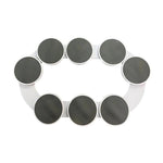 Tavolo da pranzo con vassoio girevole, piatto da portata portatile girevole per riunioni, 8 Plates, 6 Plates, 4 Plates, 2 Plates + 2 Boards