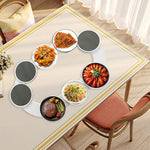 Tavolo da pranzo con vassoio girevole, piatto da portata portatile girevole per riunioni, 8 Plates, 6 Plates, 4 Plates, 2 Plates + 2 Boards