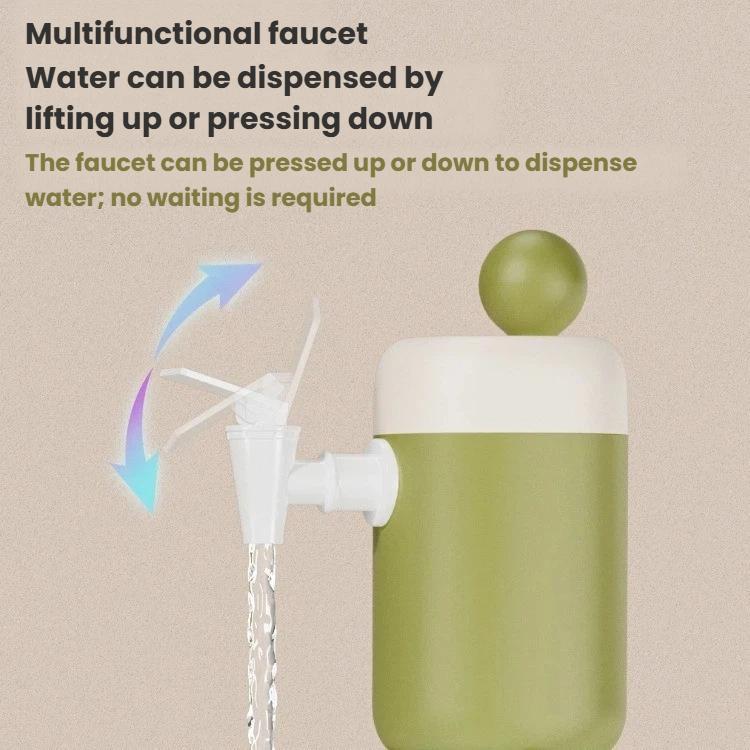 Distributore automatico di acqua minerale a pressione portatile a forma di barile