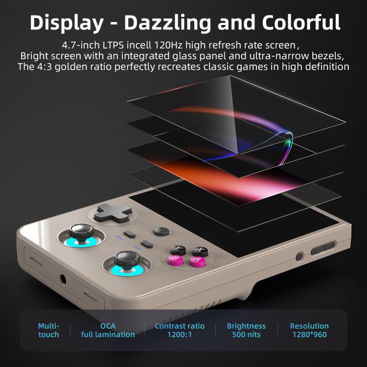 Console portatile ANBERNIC RG477V 4,7" 120Hz Android 14