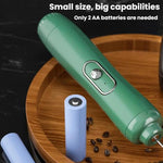 KJBQ-4 Montalatte elettrico portatile senza fili, frusta per uova a batteria per uso domestico