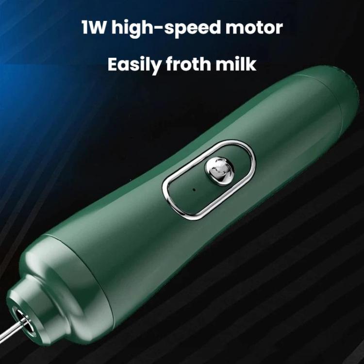 KJBQ-4 Montalatte elettrico portatile senza fili, frusta per uova a batteria per uso domestico