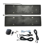 Telaio ribaltabile per targa veicolo elettrico 52x10 cm