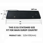 Telaio ribaltabile per targa veicolo elettrico 52x10 cm