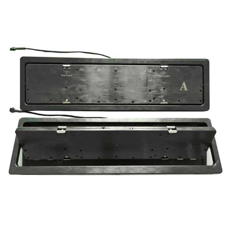 Telaio ribaltabile per targa veicolo elettrico 52x10 cm