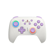 ANBERNIC RGP01 Controller di gioco multipiattaforma per PC/Switch/Steam con joystick e grilletti ad effetto Hall, connettività a 3 modalità, RGB, White, Black, Purple, With Receiver White, With Receiver Black, With Receiver Purple