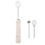 Mini montalatte elettrico senza fili per uso domestico, frusta portatile per uova e panna, R-3 White, R-3 Black, R-4 White, R-4 Black