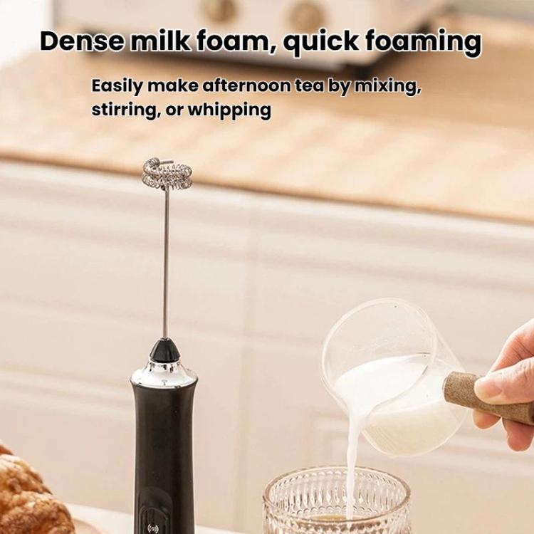 Mini montalatte elettrico senza fili per uso domestico, frusta portatile per uova e panna, R-3 White, R-3 Black, R-4 White, R-4 Black