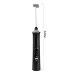 Mini montalatte elettrico senza fili per uso domestico, frusta portatile per uova e panna, R-3 White, R-3 Black, R-4 White, R-4 Black