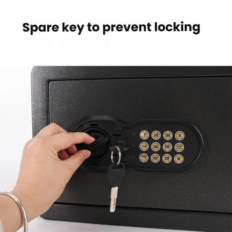 Cassaforte a muro antifurto Home Safe interamente in acciaio