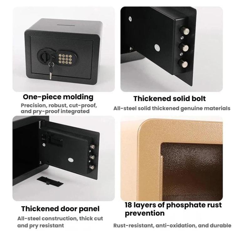 Cassaforte a muro antifurto Home Safe interamente in acciaio
