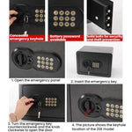 Cassaforte a muro antifurto Home Safe interamente in acciaio