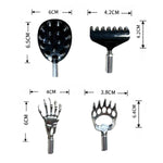 Grattaschiena portatile estensibile in acciaio inossidabile con manico lungo, 4pcs /Set
