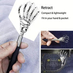 Grattaschiena portatile estensibile in acciaio inossidabile con manico lungo, 4pcs /Set