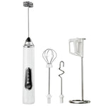 Montalatte elettrico e schiumatore per caffè per uso domestico, mini frusta per uova senza fili, Dual-Head White, Dual-Head Black, Dual-Head With Box White, Dual-Head With Box Black, Three-Head With Ear Hook Bracket White                               ...
