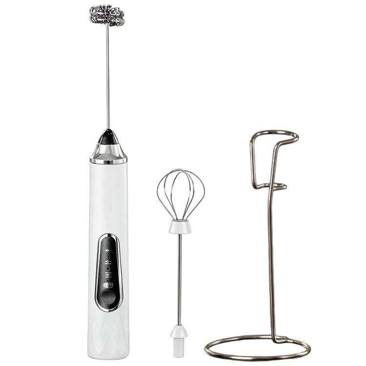 Montalatte elettrico e schiumatore per caffè per uso domestico, mini frusta per uova senza fili, Dual-Head White, Dual-Head Black, Dual-Head With Box White, Dual-Head With Box Black, Three-Head With Ear Hook Bracket White                               ...