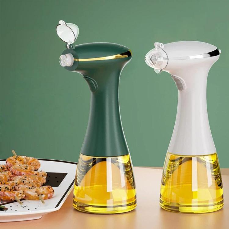 Flacone nebulizzatore elettrico da 350 ml per olio, ricaricabile tramite USB, con tecnologia di atomizzazione per cucinare in modo sano, per barbecue e insalate.