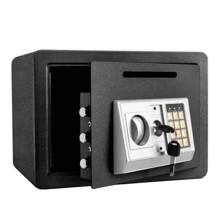Cassaforte da parete in acciaio con password 36x26x26 cm