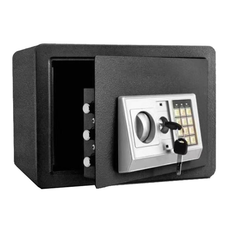 Cassaforte in acciaio di piccole dimensioni da parete con piastra antifurto e password., Black With Money Drop Slot, Gold With Money Drop Slot, Black No Money Drop Slot, Gold No Money Drop Slot