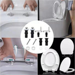 2 pezzi/confezione Kit di bulloni universali per sedile WC in acciaio inox Cerniere per sedile WC Ricambi