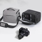 Borsa a tracolla per fotocamera DSLR, borsa per fotocamera mirrorless, Small Gray, Small Black, Large Gray, Large Black