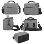 Borsa a tracolla per fotocamera DSLR, borsa per fotocamera mirrorless, Small Gray, Small Black, Large Gray, Large Black