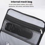 Borsa a tracolla per fotocamera DSLR, borsa per fotocamera mirrorless, Small Gray, Small Black, Large Gray, Large Black