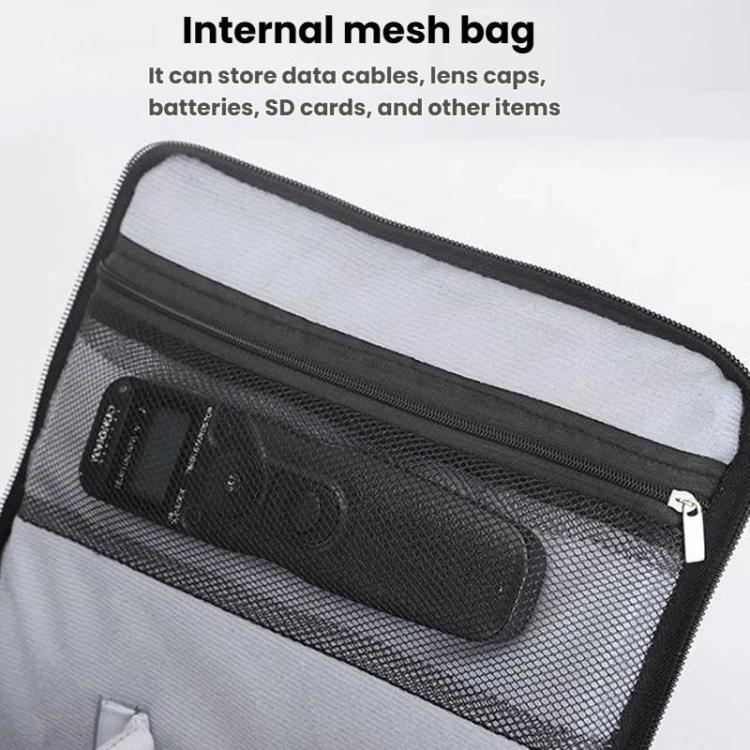 Borsa a tracolla per fotocamera DSLR, borsa per fotocamera mirrorless, Small Gray, Small Black, Large Gray, Large Black