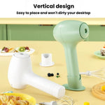 Frusta elettrica senza fili per uova con base, mini montalatte multifunzione portatile, Single White, Single Green, Dual-Head Green, Dual-Head White
