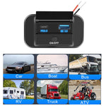 Caricabatterie USB auto doppia porta PD+QC 63W